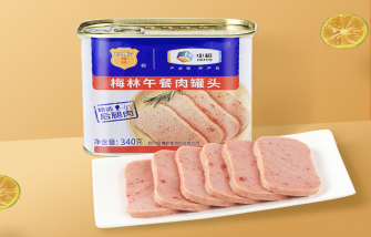 中粮梅林午餐肉罐头品牌中国餐桌文化的常备菜品