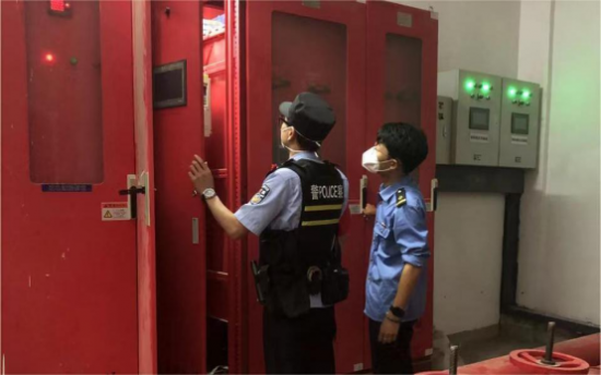 長樂鐵路警方開展國慶消防安全檢查