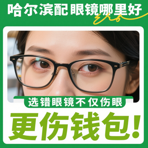 哈尔滨配眼镜哪里好，选错眼镜不仅伤眼，更伤钱包！
