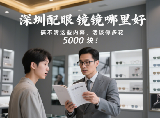 深圳配眼镜哪里好，搞不清这些 “内幕”，活该你多花 5000 块！